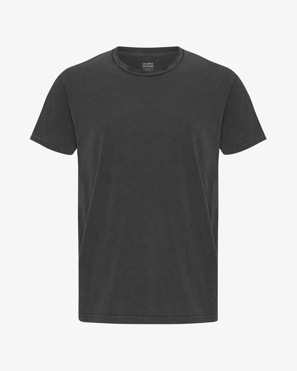 T-shirt bio classique noir délavé