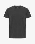 T-shirt bio classique noir délavé