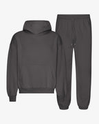 Ensemble sweat à capuche bio gris lave