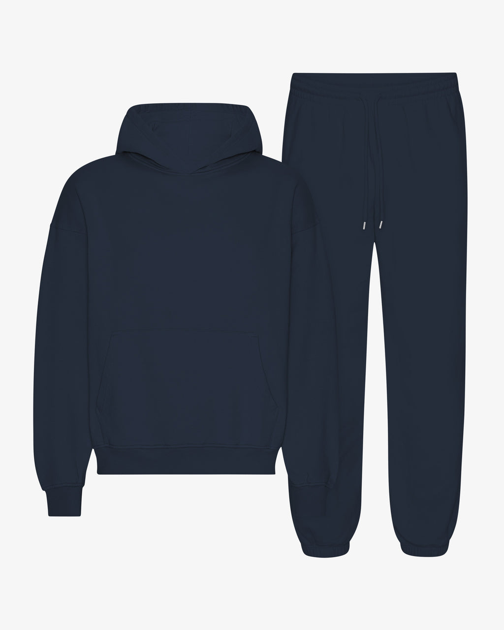 Ensemble sweat à capuche bio bleu marine