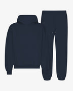 Ensemble sweat à capuche bio bleu marine