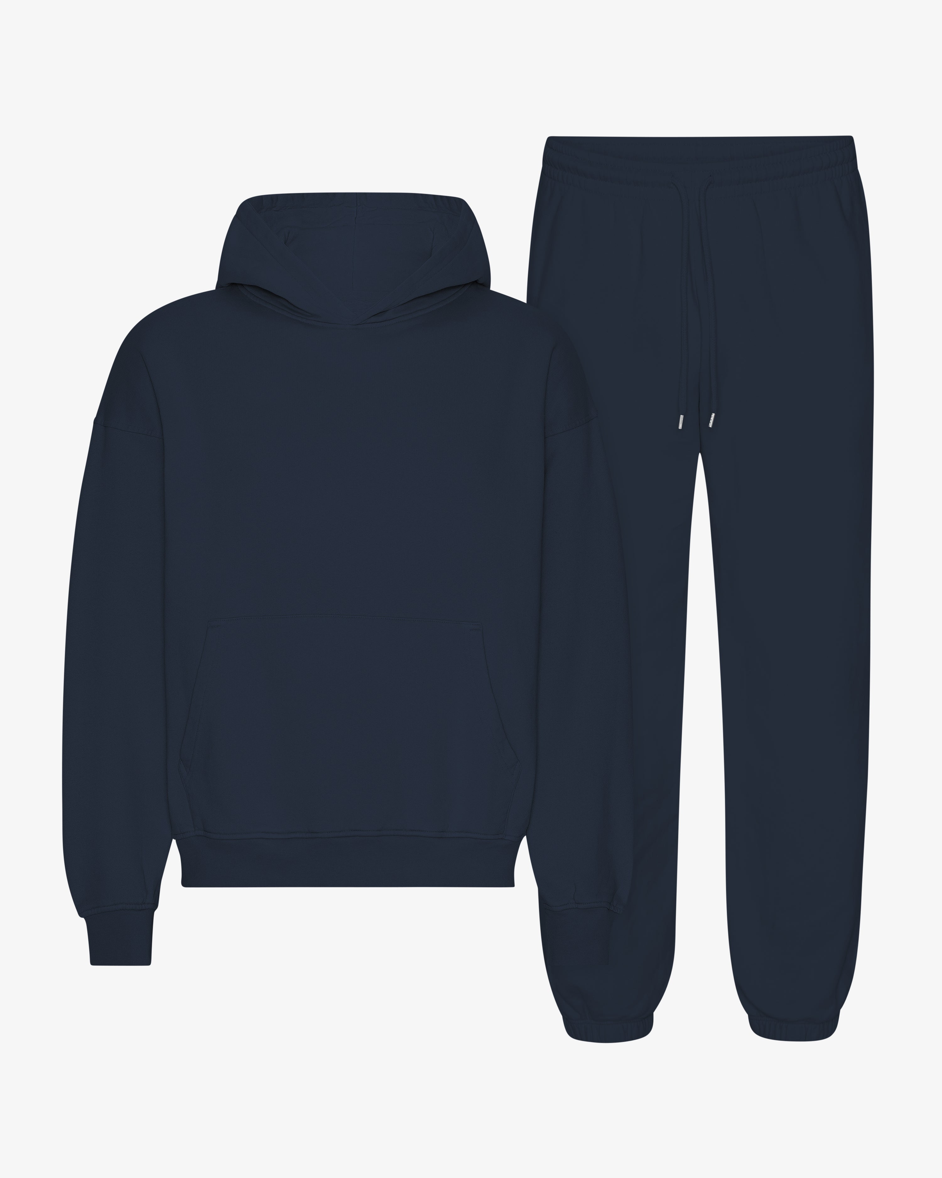 Ensemble sweat à capuche bio bleu marine