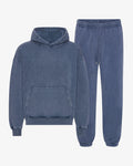 Ensemble sweat à capuche bio bleu Neptune