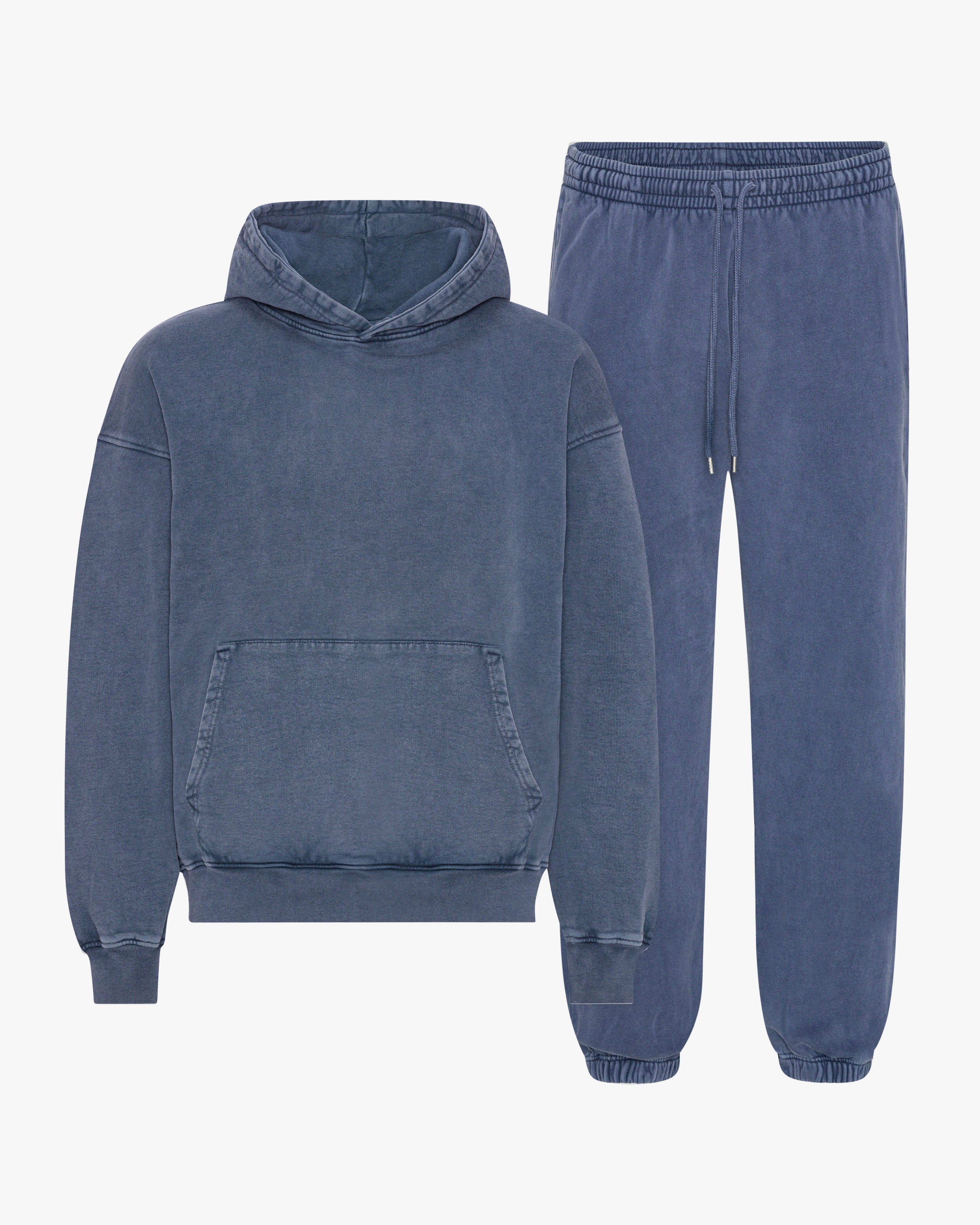 Ensemble sweat à capuche bio bleu Neptune