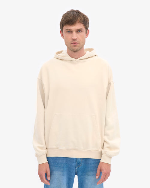 Ensemble sweat à capuche bio blanc ivoire