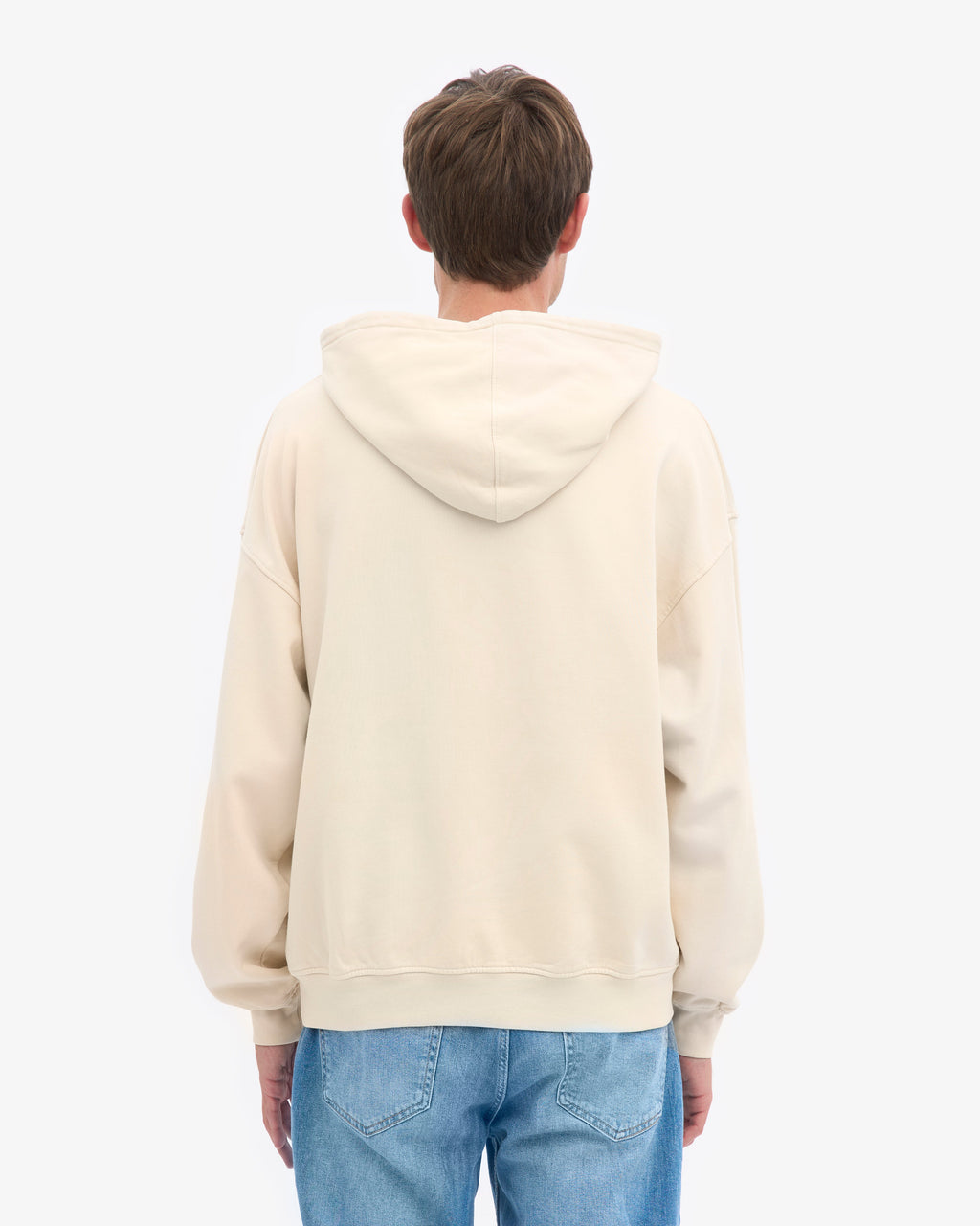 Ensemble sweat à capuche bio blanc ivoire