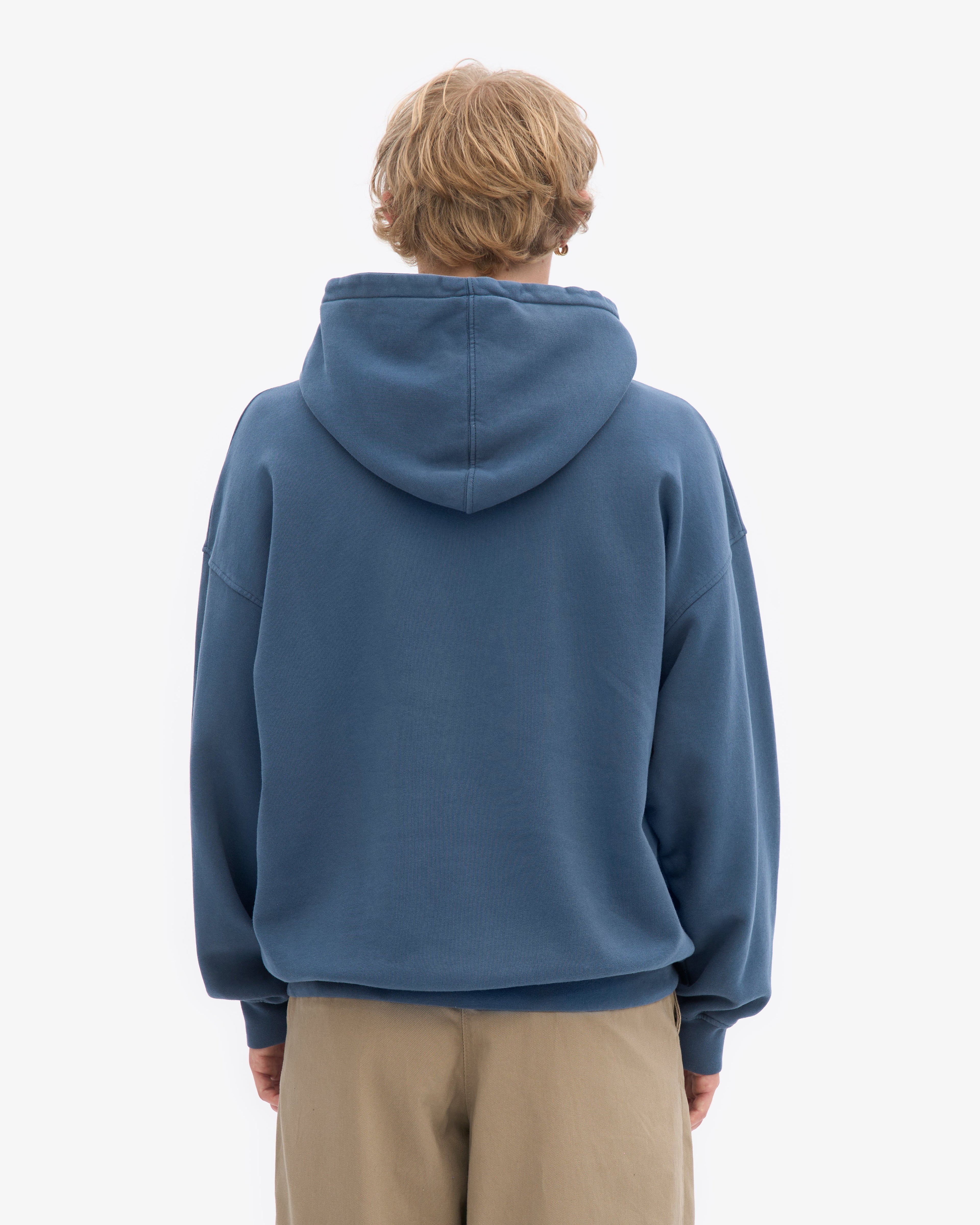 Ensemble sweat à capuche bio bleu pétrole