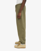 Ensemble sweat à capuche bio olive poussière