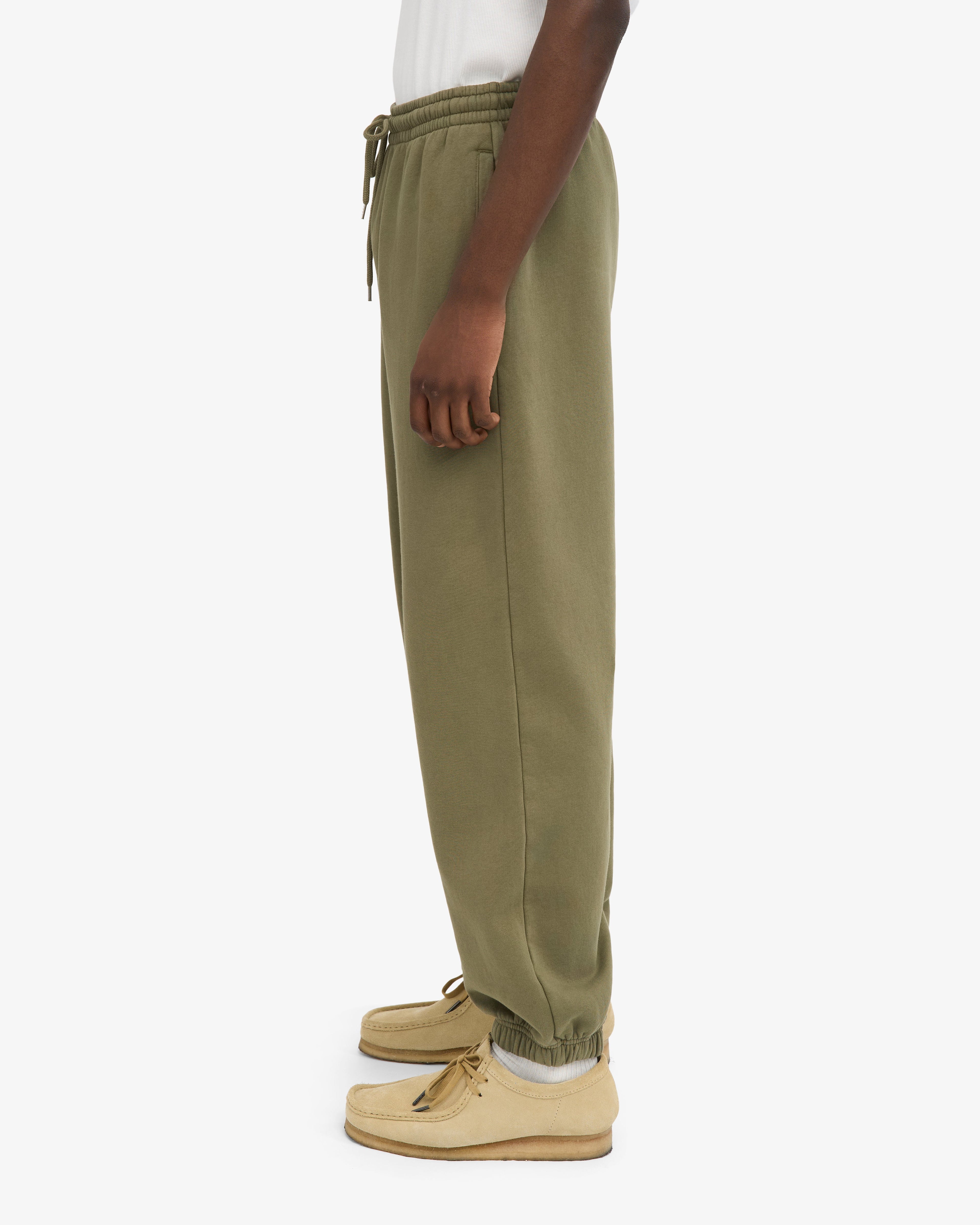 Ensemble sweat à capuche bio olive poussière