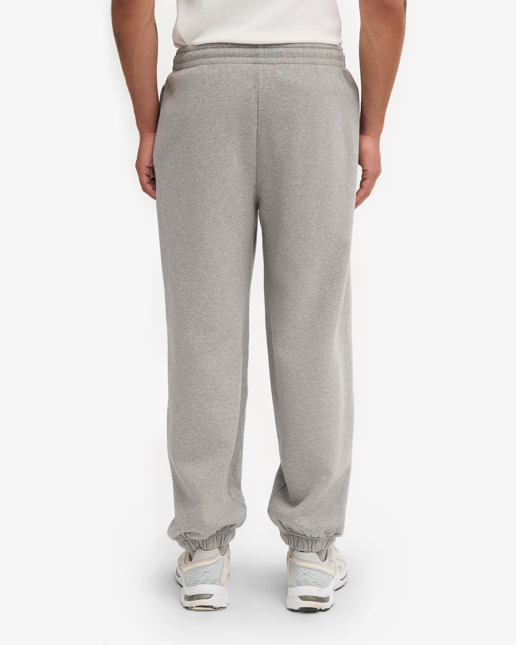 Ensemble sweat à capuche bio gris chiné
