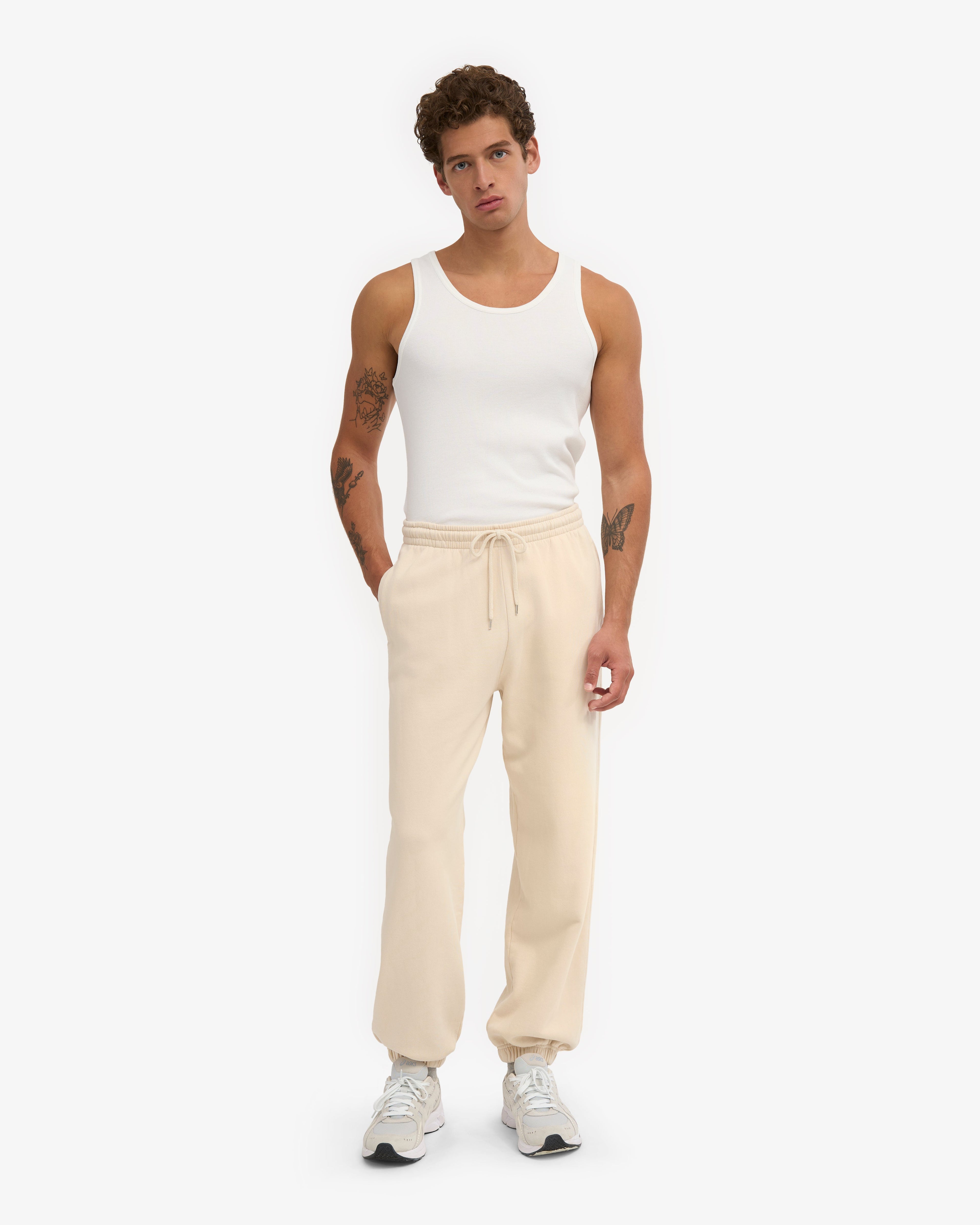 Ensemble sweat à capuche bio blanc ivoire