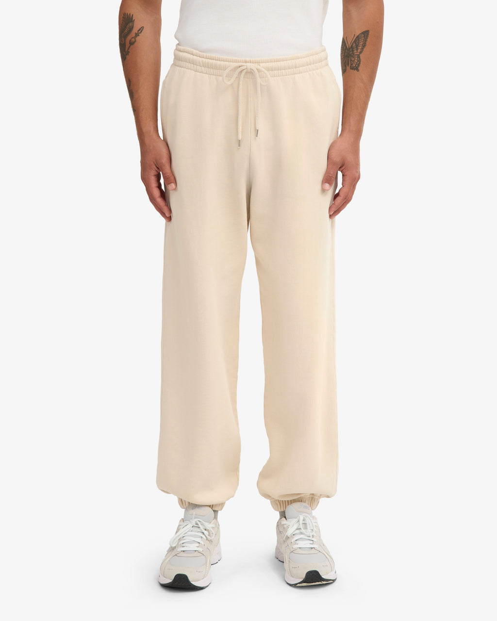 Ensemble sweat à capuche bio blanc ivoire