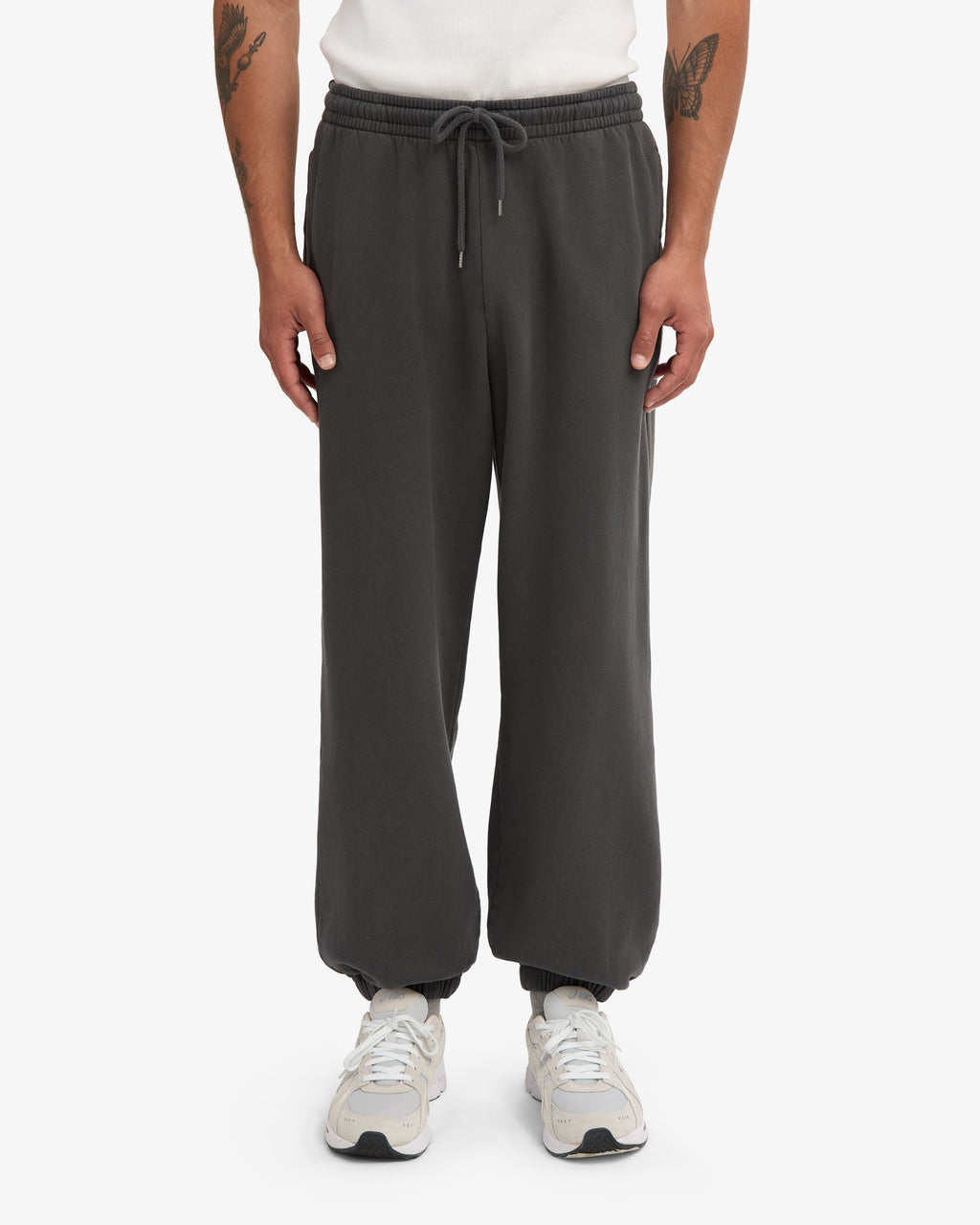 Ensemble sweat à capuche bio gris lave