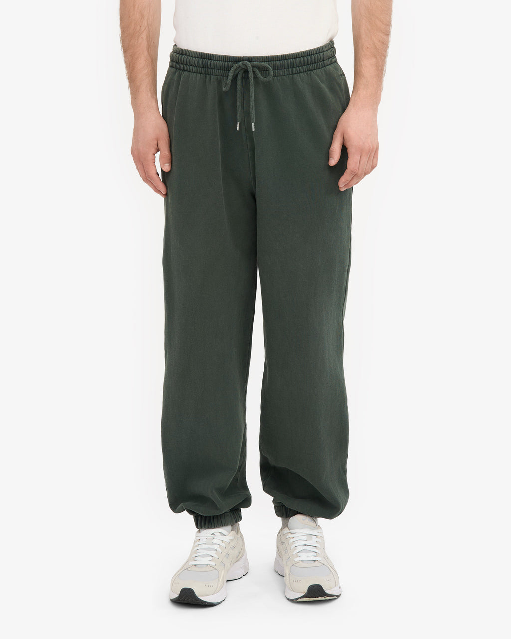 Ensemble sweat à capuche bio vert forêt