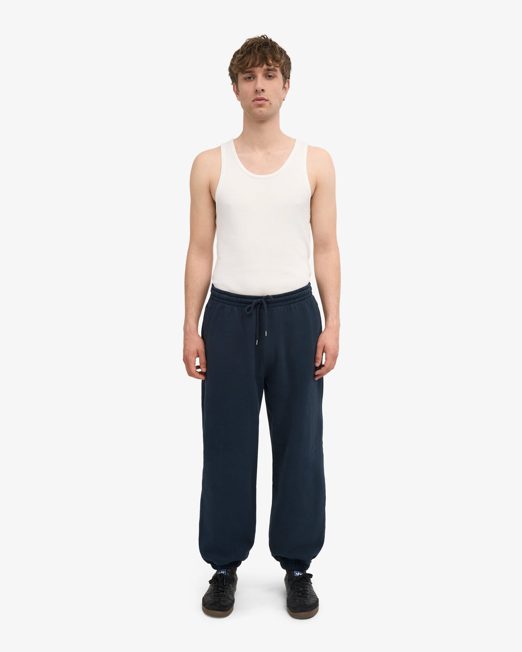 Ensemble sweat à capuche bio bleu marine