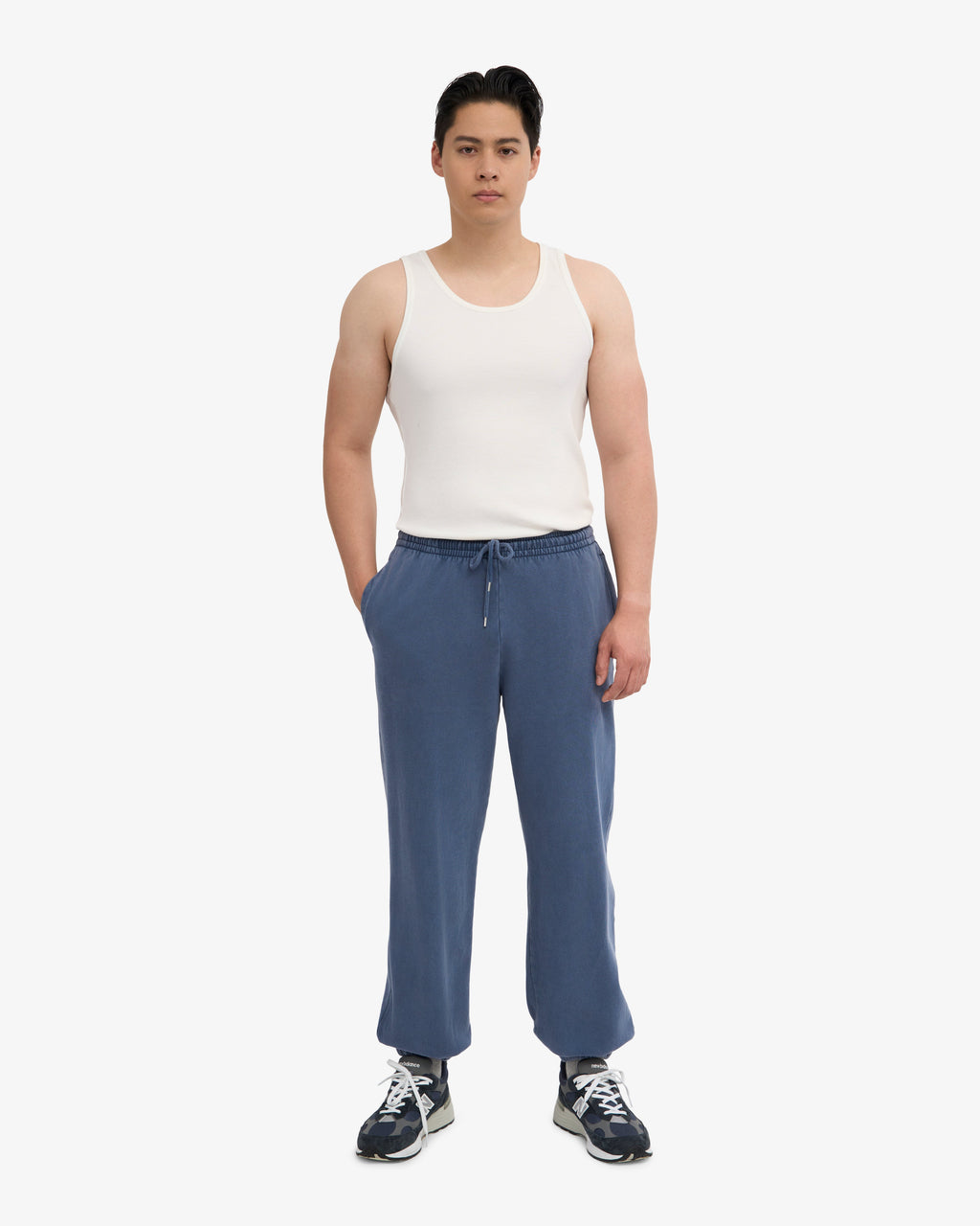 Ensemble sweat à capuche bio bleu Neptune