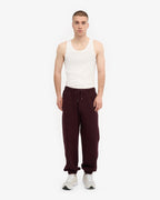 Ensemble sweat à capuche bio rouge bordeaux