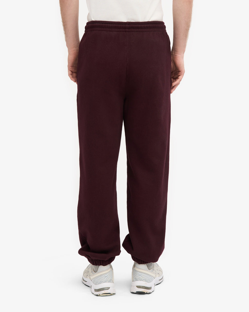 Ensemble sweat à capuche bio rouge bordeaux