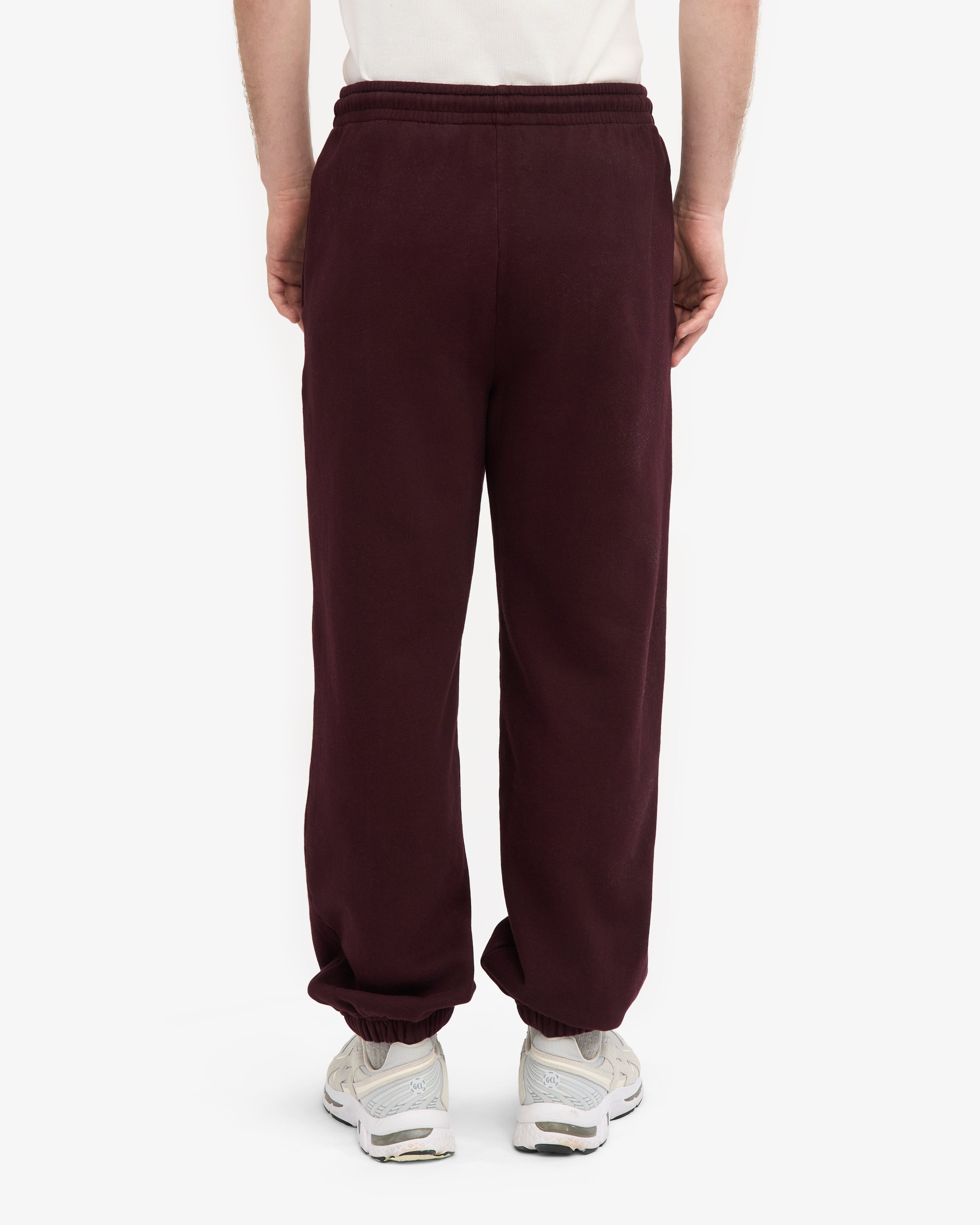 Ensemble sweat à capuche bio rouge bordeaux