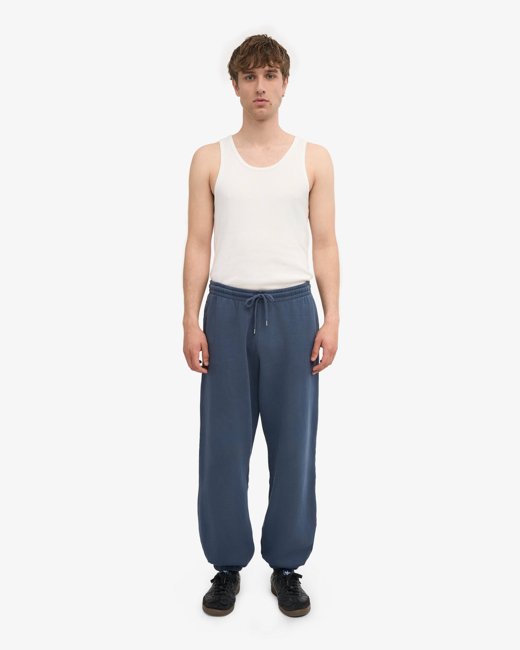 Ensemble sweat à capuche bio bleu pétrole