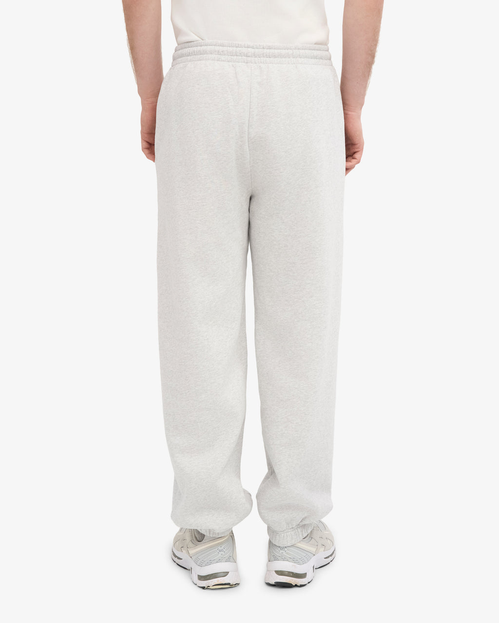 Ensemble sweat à capuche bio gris chiné clair