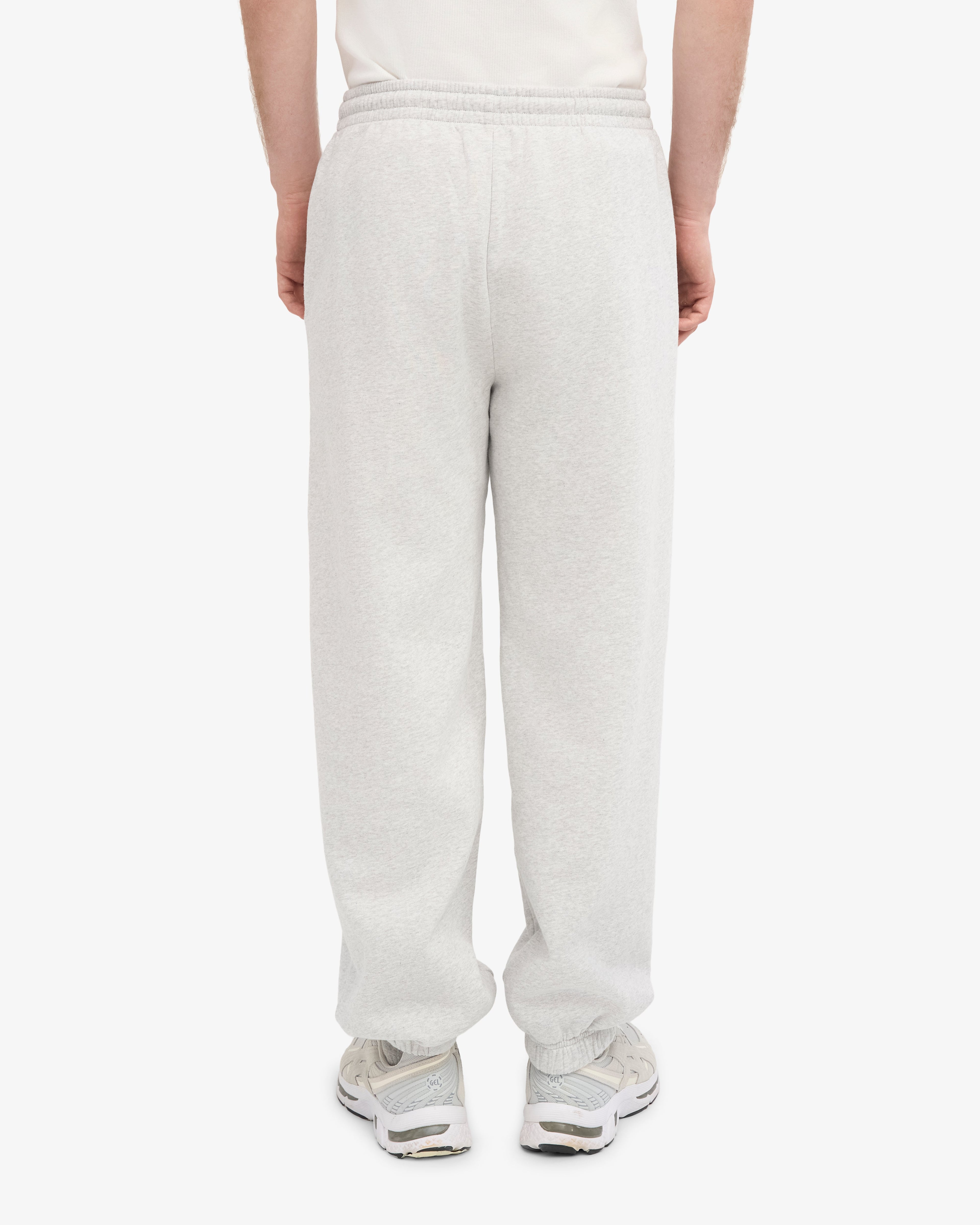 Ensemble sweat à capuche bio gris chiné clair