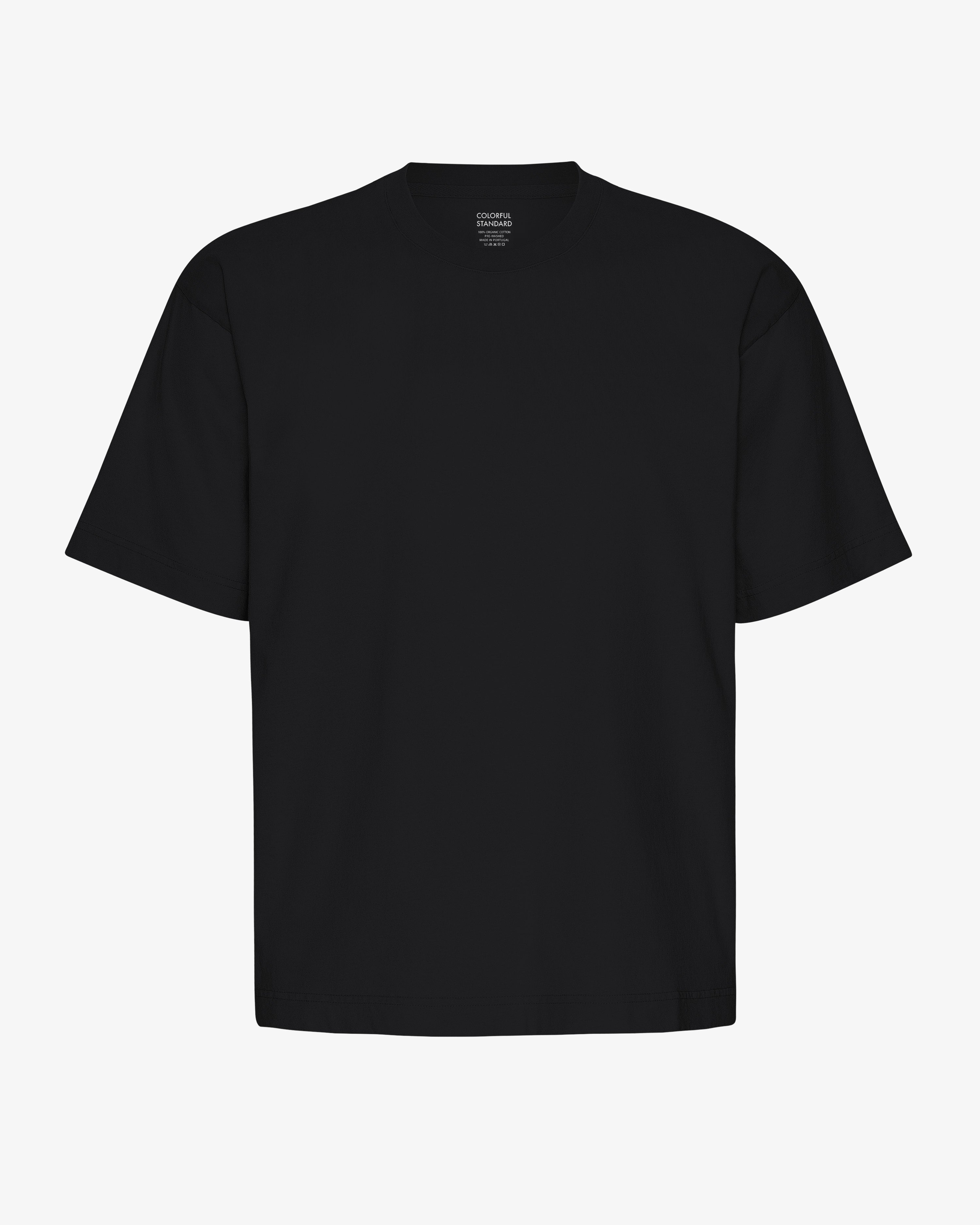T-shirt oversize bio noir profond