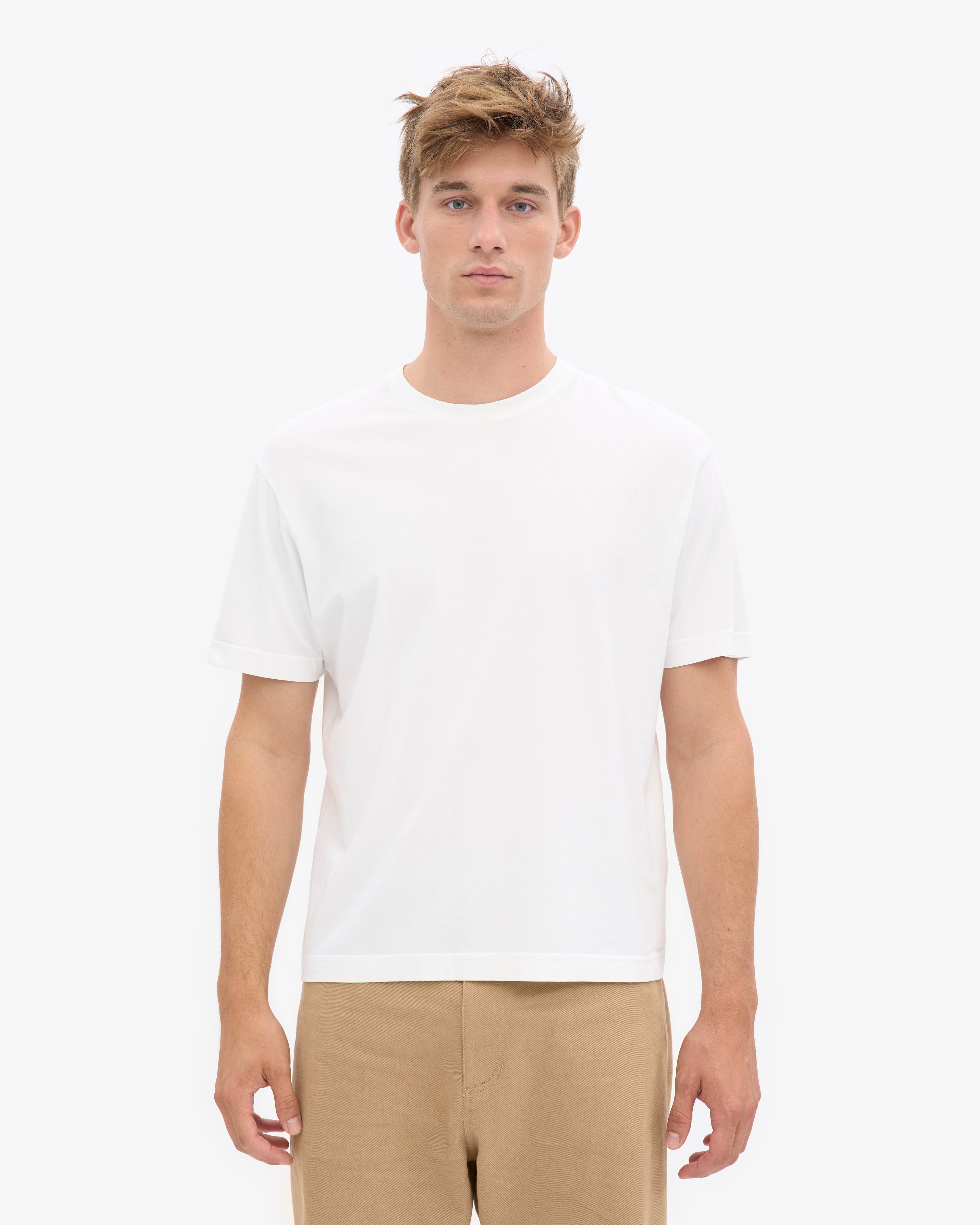 T-shirt oversize bio blanc optique
