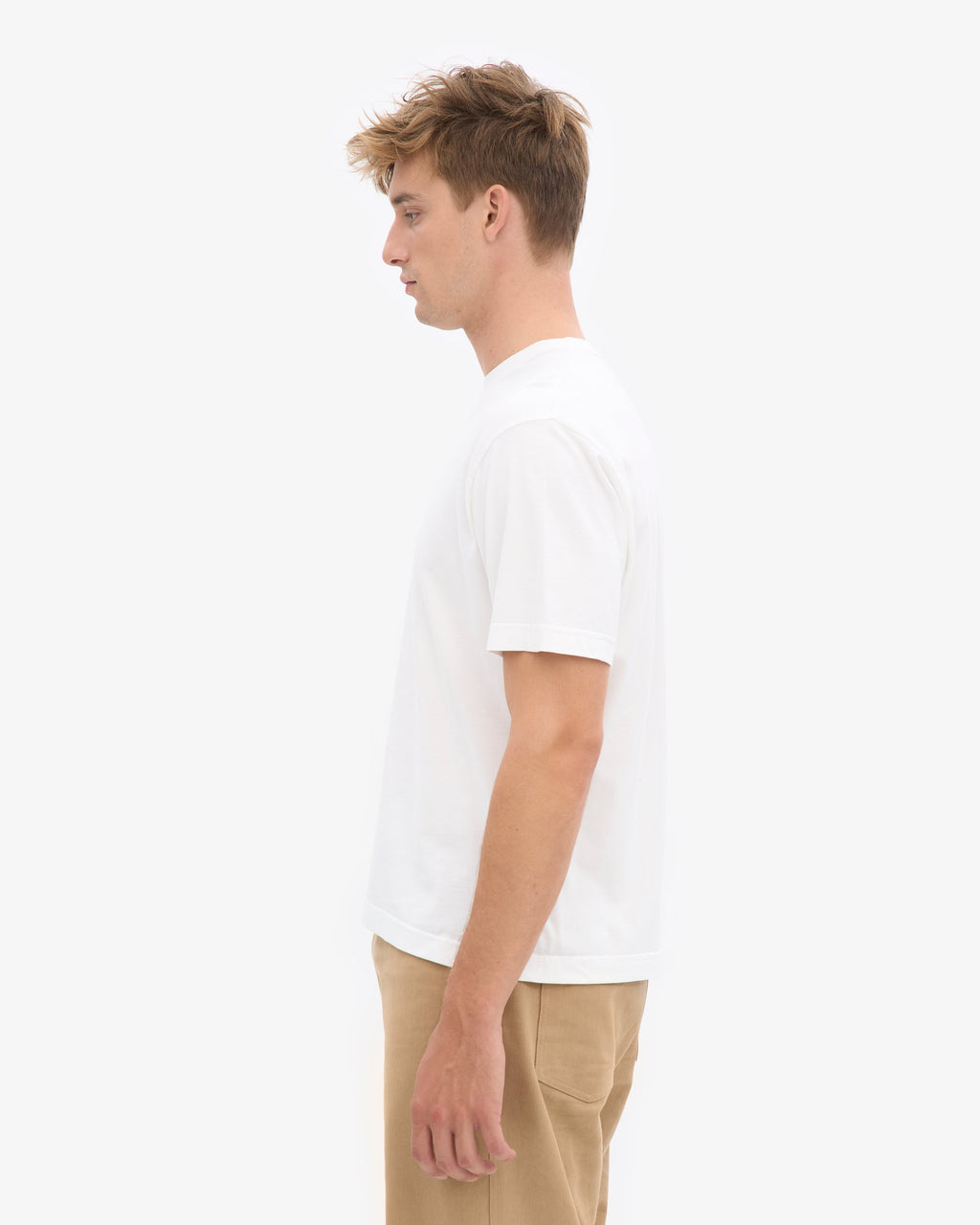 T-shirt oversize bio blanc optique