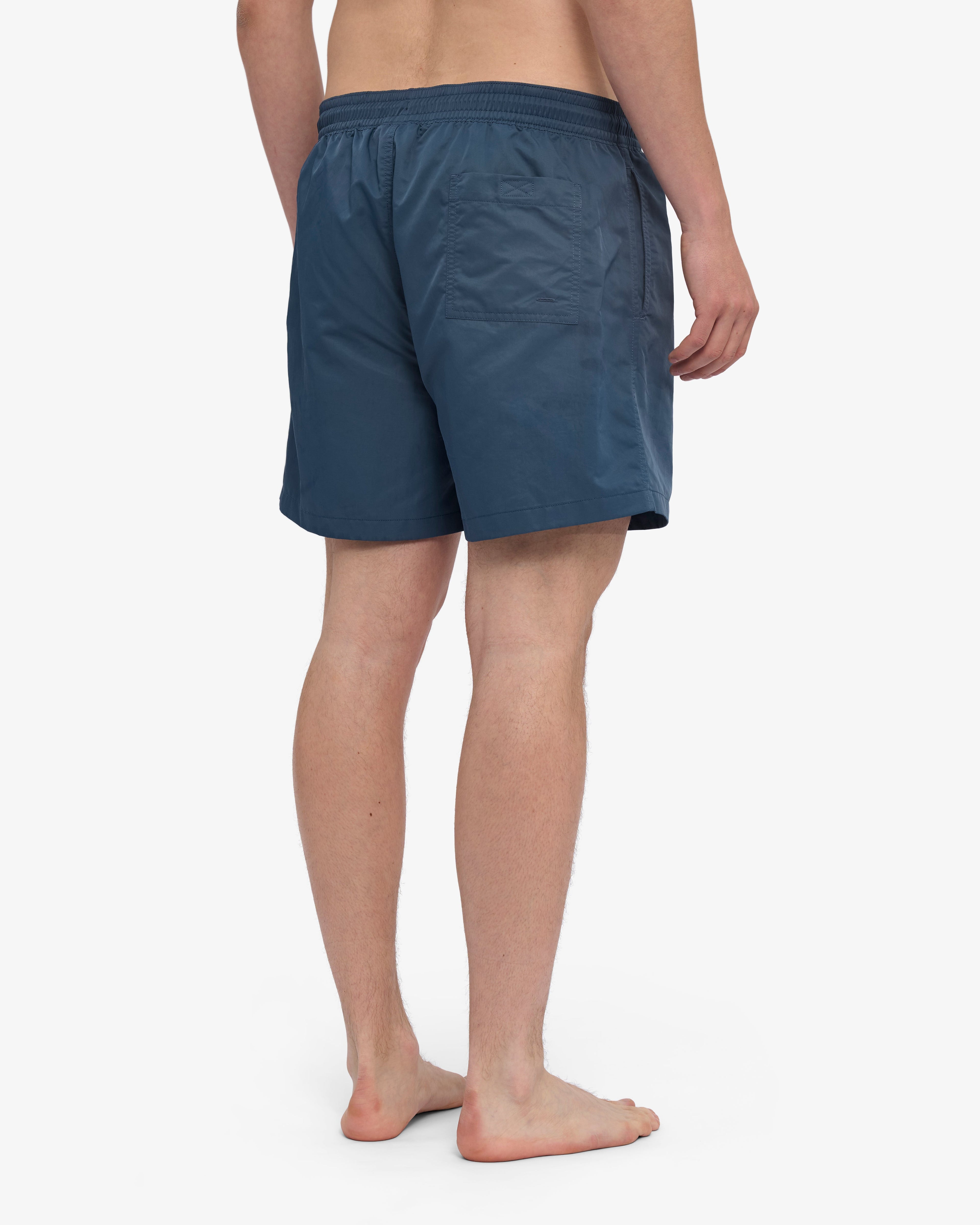 Short de bain classique bleu pétrole