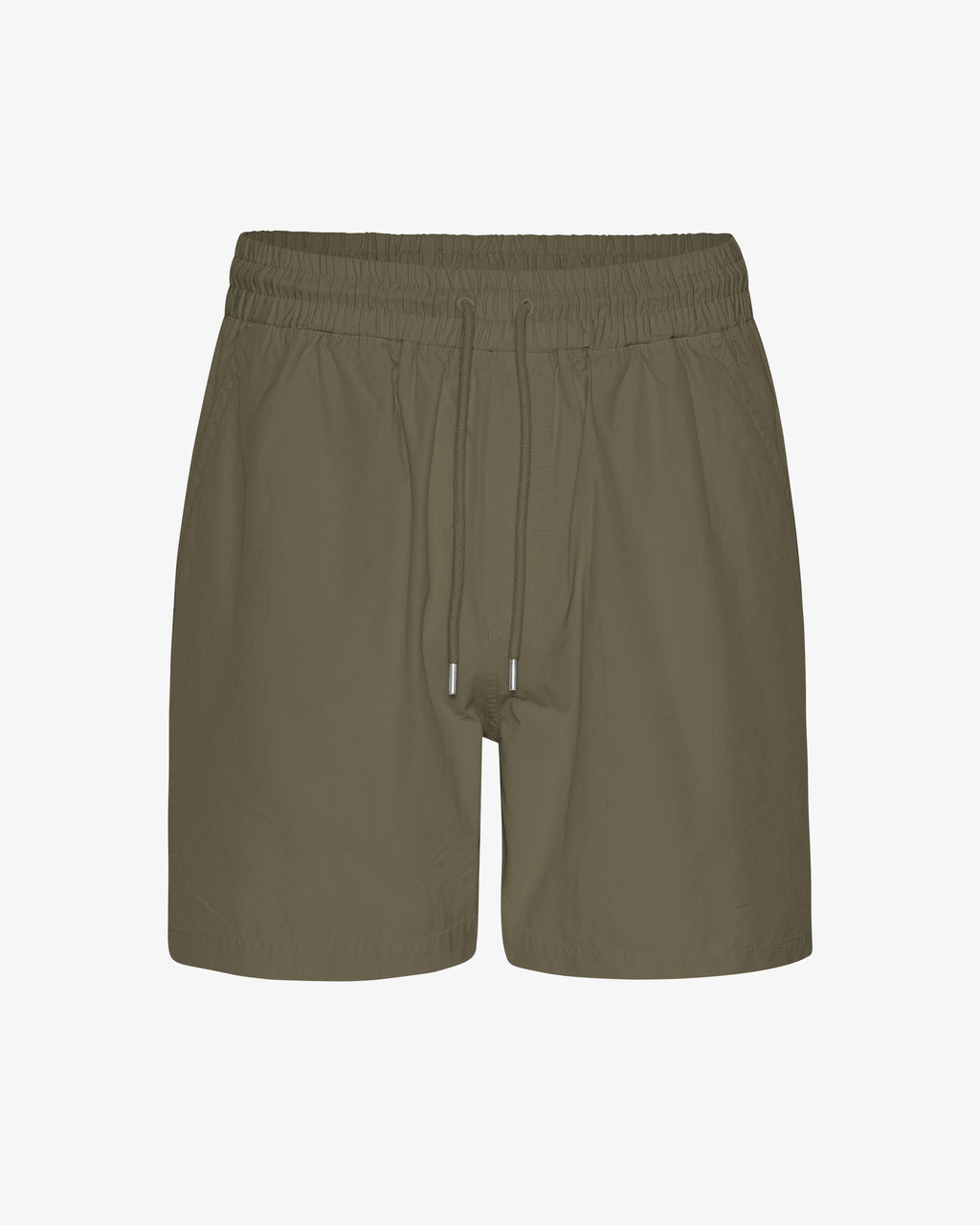 Short en sergé bio olive poussière