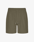 Short en sergé bio olive poussière