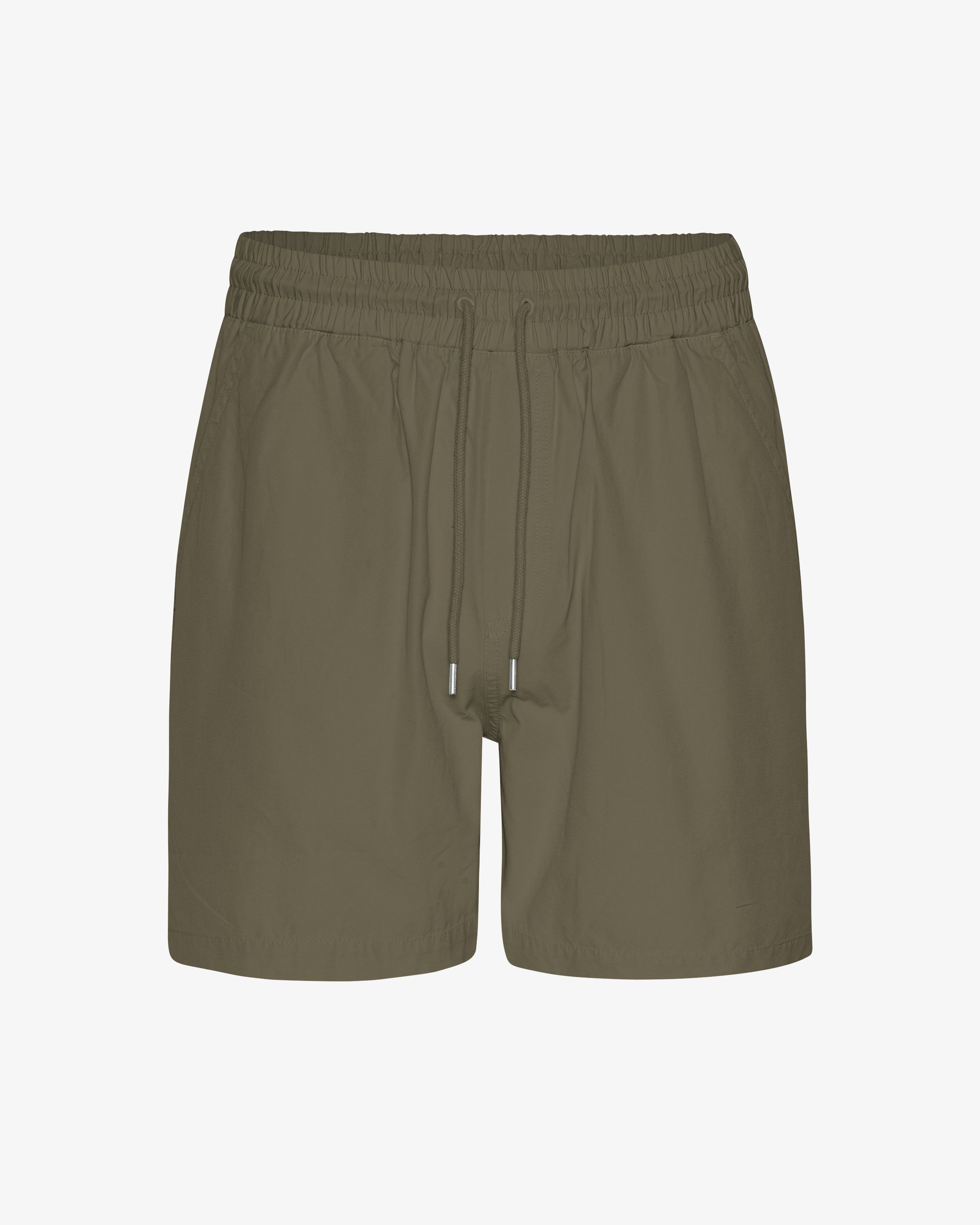 Short en sergé bio olive poussière