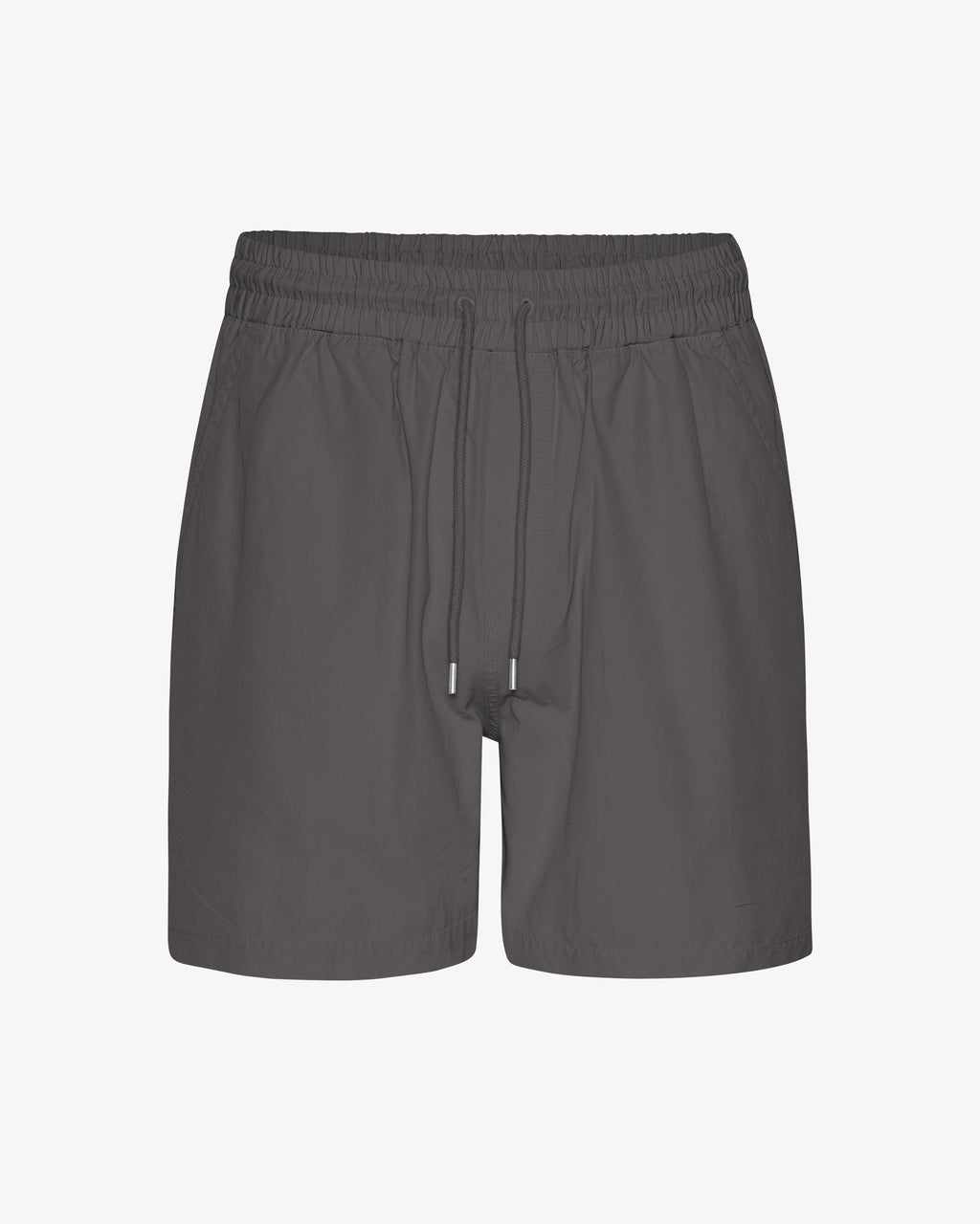 Short en sergé bio gris lave