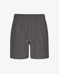 Short en sergé bio gris lave