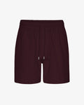 Short en sergé bio rouge bordeaux