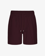 Short en sergé bio rouge bordeaux