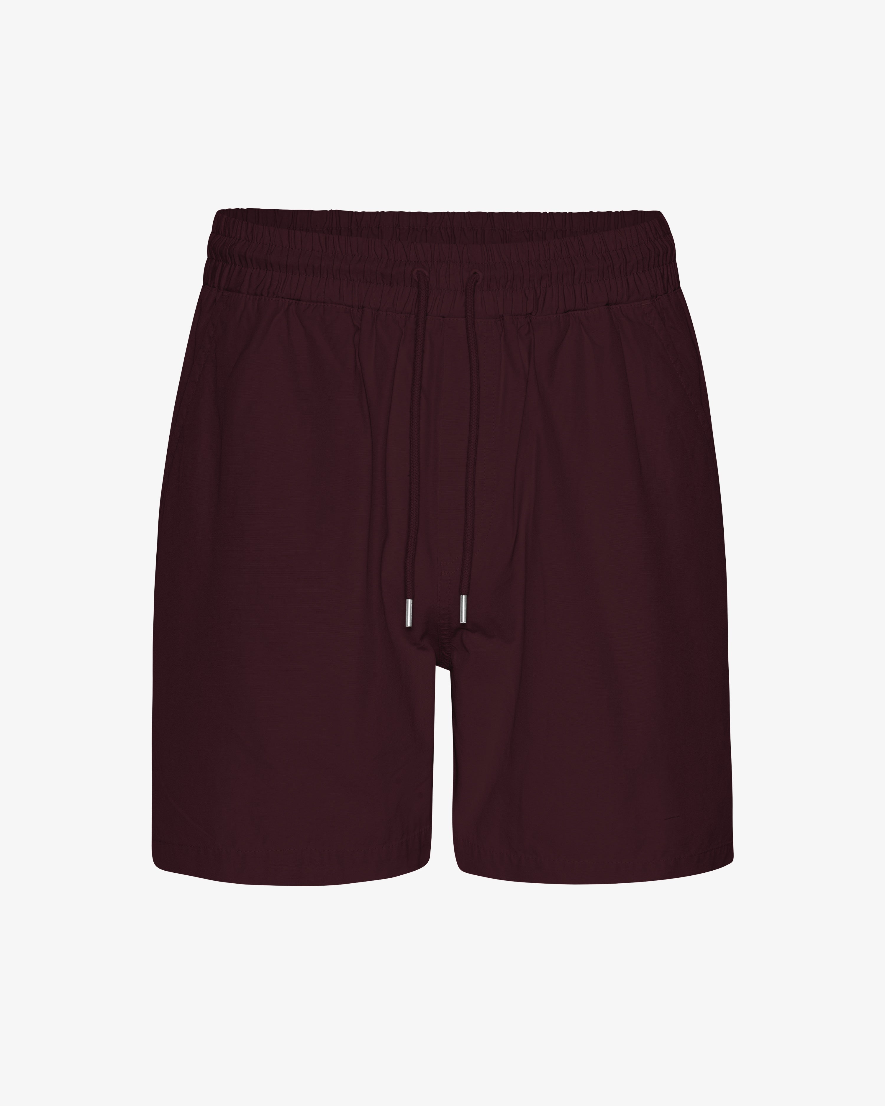 Short en sergé bio rouge bordeaux