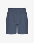 Short en sergé bio bleu pétrole