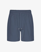 Short en sergé bio bleu pétrole