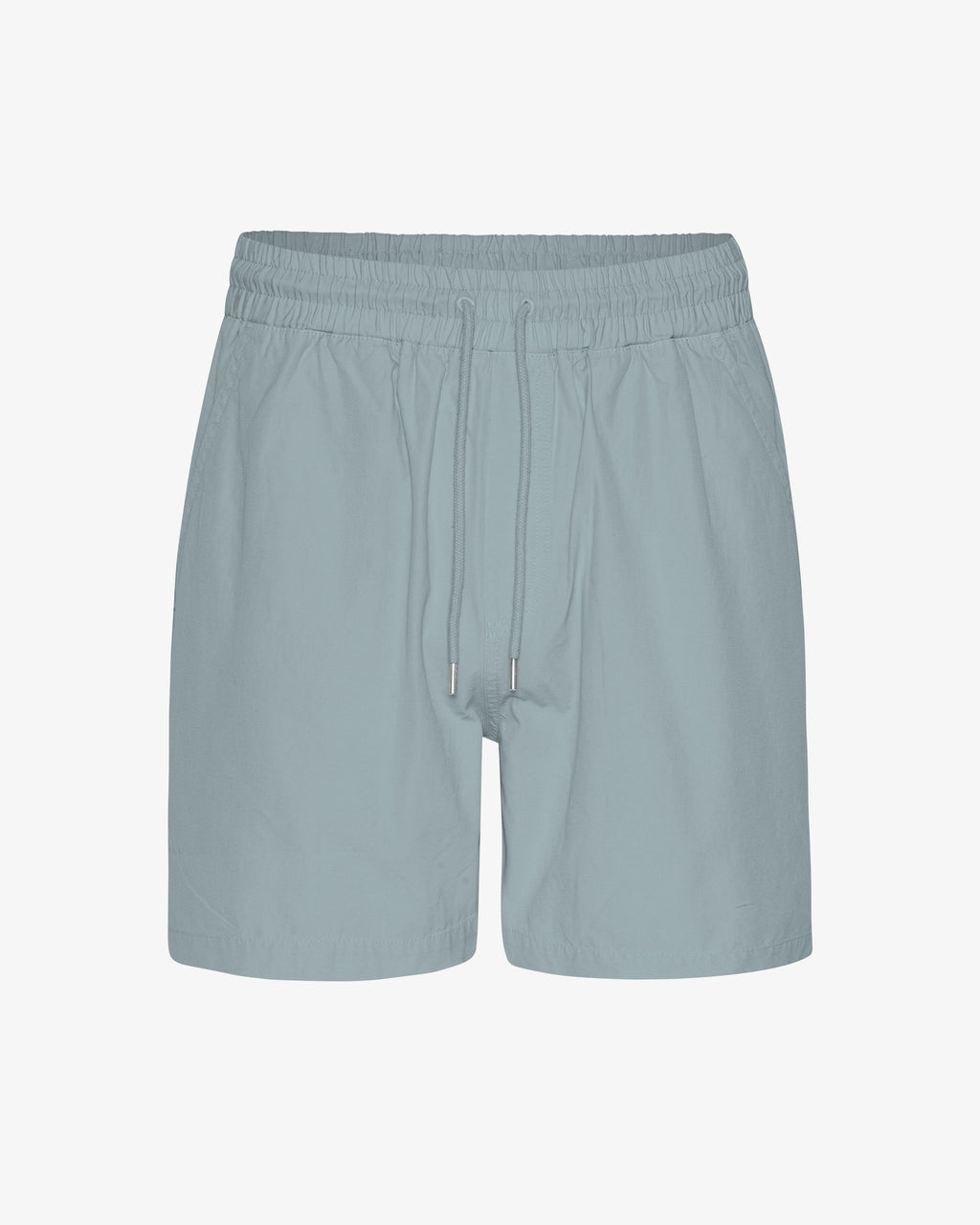 Short en sergé bio bleu acier