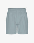 Short en sergé bio bleu acier