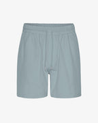 Short en sergé bio bleu acier