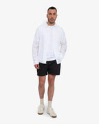 Short en sergé bio noir profond