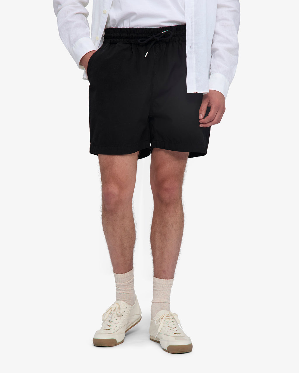 Short en sergé bio noir profond