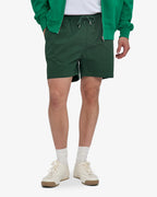 Short en sergé bio vert émeraude
