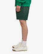 Short en sergé bio vert émeraude
