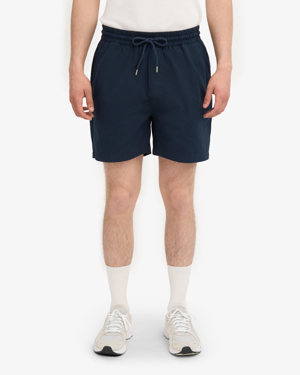 Short en sergé bio bleu marine