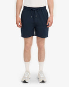 Short en sergé bio bleu marine