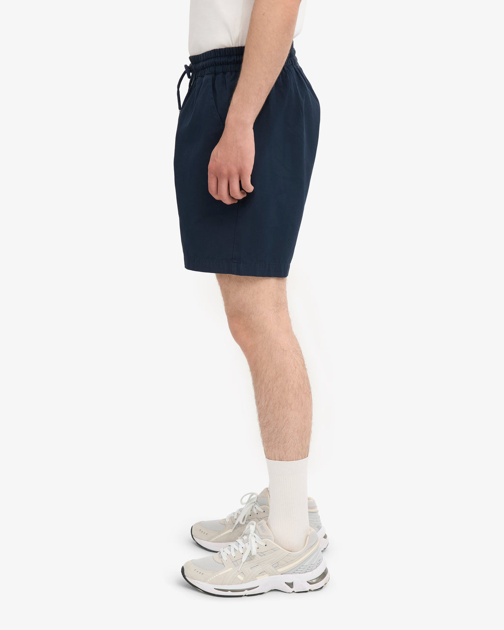 Short en sergé bio bleu marine
